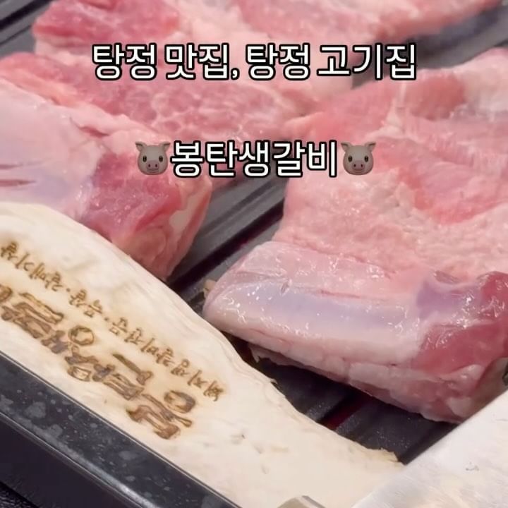 오랜만에 정말 맛있다!를 외치며 먹고온
탕정 봉탄생갈비 소개해드립니다..👍🏻

✏️ 주문메뉴: 봉탄한판, 공깃밥(총 53,000원)

봉탄한판은 삼겹, 목살, 생갈비 총 600g의 고기에
우삼겹된찌 또는 젓갈볶음밥 중에 사이드까지
하나 고를 수 있는 가성비 갑 메뉴!
개인적으로 된찌 선택 후, 공깃밥 추가해서
술밥으로 만들어 먹는 것을 추천드려용🩵

반찬도 하나하나 너무 맛있고 고기 질도 좋아서
탕정에서 고기 먹고 싶을 땐 무조건 여기!
.
.
.
.
#디너의여왕 #탕정맛집 #아산맛집 #아산탕정맛집 #탕정고기집 #탕정회식 #탕정삼겹살 #탕정갈비 #탕정고깃집