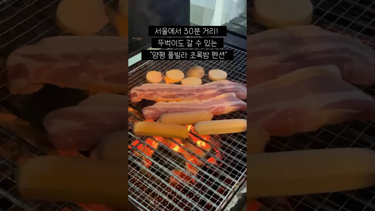 뚜벅이도 가능한 펜션 여행! 양평 풀빌라 펜션🍀