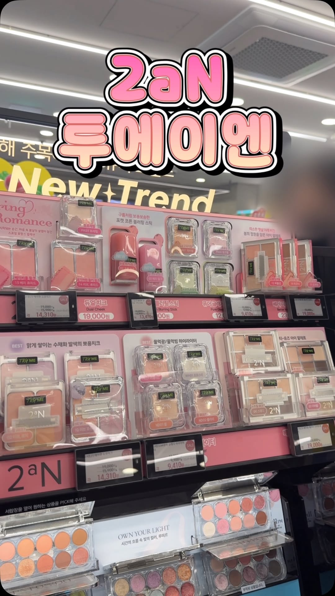 #광고#투에이엔#블루밍가든#올영추천#봄웜#봄웜라#듀얼치크#하이라이터#2an