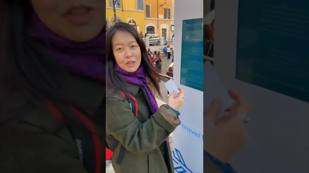 로마 트레비분수에 현금없이도 신박하게 동전던지는 방법😂