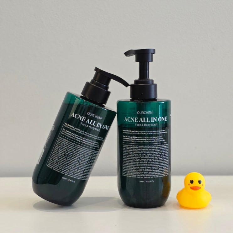 여드름바디워시 [OURCHEMI] 아크네 비건 올인원 바디워시 이주 후기