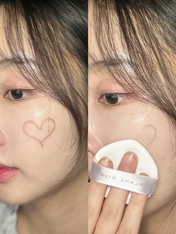 ✨ 블랑디바 글림 커버리지 쿠션 – 하남시청역올리브영에서 득템! 여름에도 무너짐 없는 커버력