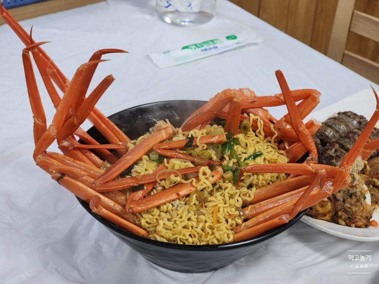 속초홍게라면 맛집 속초 아바이마을 북청전통아바이순대2대본점 추천메뉴 주차까지