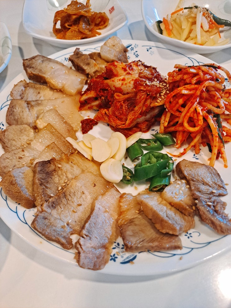 순천 조례동술집 금당포차 수육