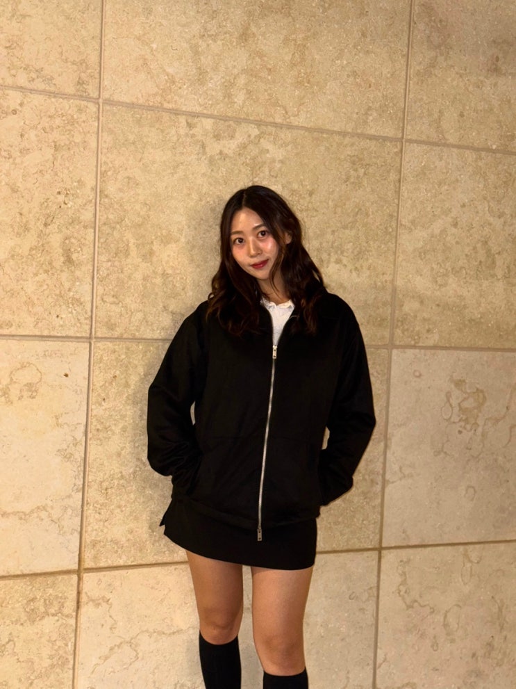 간절기아우터 찾는다면? 아이러니포르노 화이트라인 86-IRO134 스웨이드자켓 블랙 착용 솔직후기