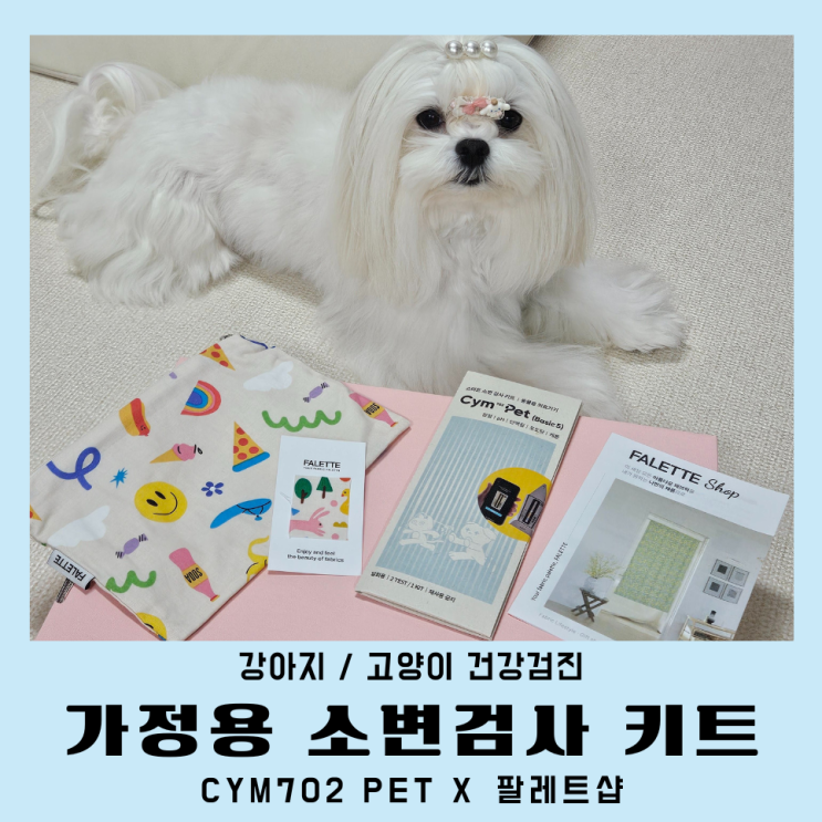 강아지건강검진 가정용 소변검사키트 Cym702Pet