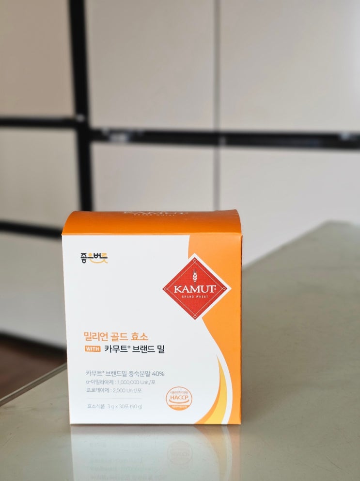 100만 역가 수치 좋은버릇 카무트효소 / 라이프스토리 밀리언 골드 효소 with 카무트 브랜드 밀
