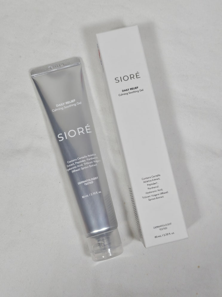 수딩크림추천 시오레(SIORE) 데일리 릴리프 카밍 수딩 젤