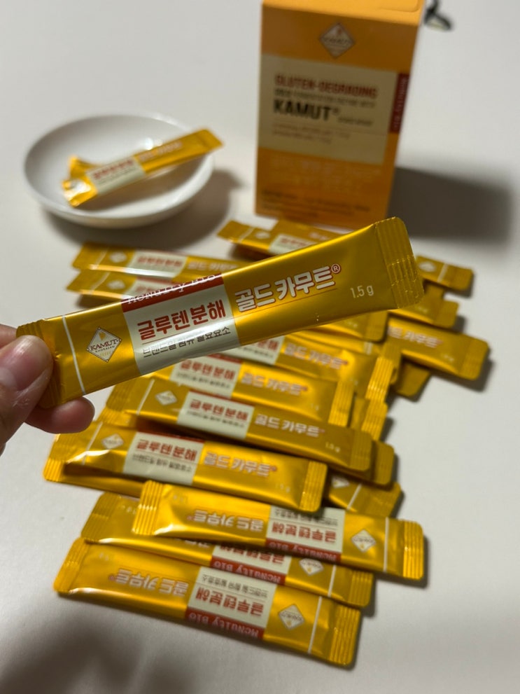 카무트효능 역가 수치 높은 맥널티바이오 글루텐 분해 골드 카무트 브랜드밀 발효효소