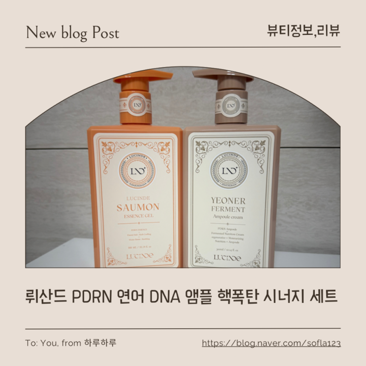 뤼산드 PDRN 연어 DNA 앰플 핵폭탄 시너지 세트 솔직 사용기 수분크림·연어크림·반반크림 고민 끝에 선택한 이유
