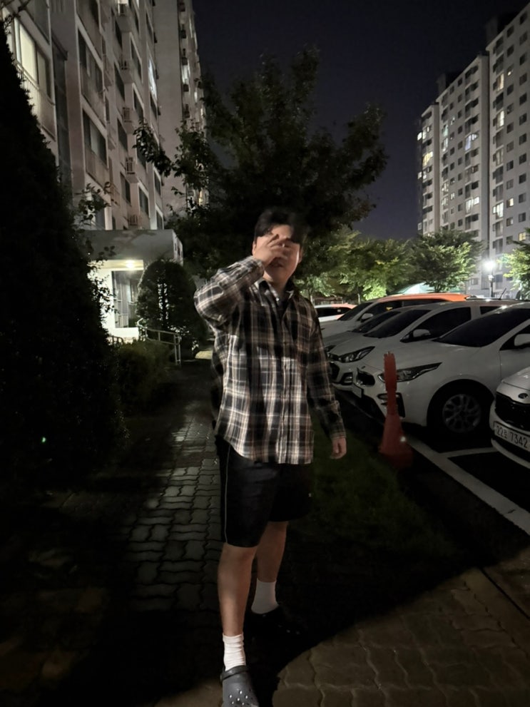무신사 셔츠 스탠다드에러 87-STAN081 원포켓 빈티지 오버핏 긴팔 체크 셔츠 네이비