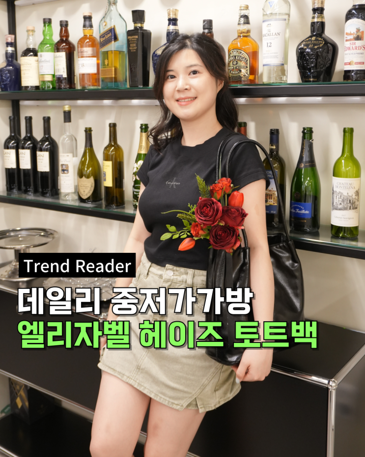5만원대 데일리백 추천 _ 중저가 디자이너 가방브랜드 엘리자벨(Ellyzabell) 헤이즈 토트백