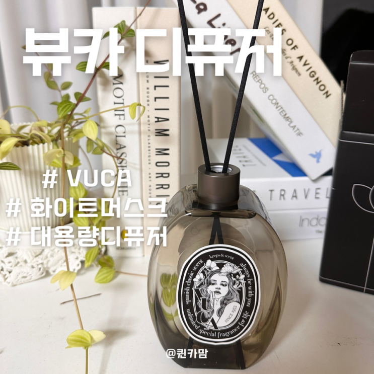뷰카 센트 클래식 화이스머스크향 대용량 디퓨저 후기