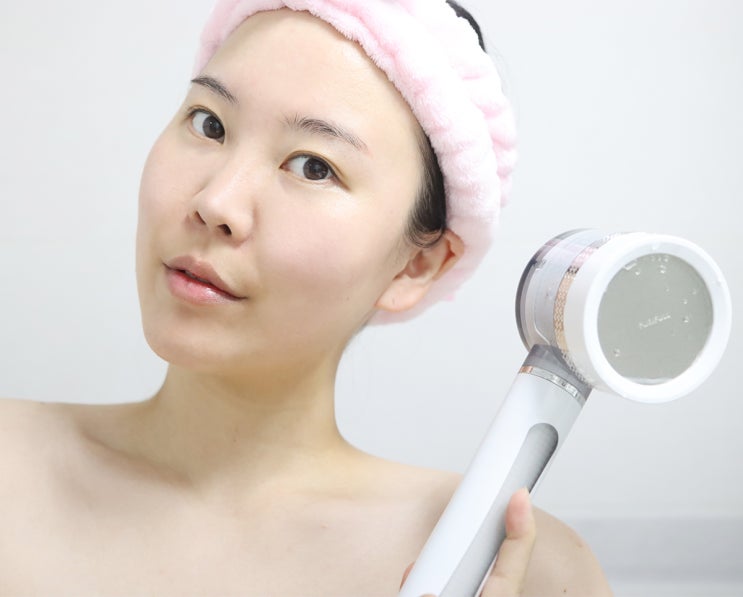 여름 트러블 때문에 퓨리풀 필터샤워기 제품으로 바꿨어요