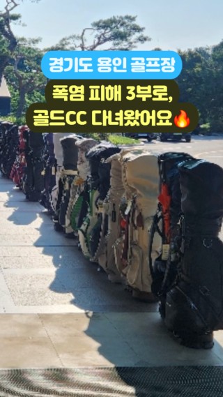 폭염에 그린피가 1,000원인 곳도 있다면서요ㅋㅋ

1,2부 라운딩은 엄두도 안나서,
3부로 다녀왔습니다.
3부 전반에는 땀으로 절여졌지만 견딜만해요😊

📍서울 근교 골프장이라 야간에도 부담없었던 골드cc
자세한후기는 블로그 글 확인해주세요↗️

#오늘여기클립 #골드cc #골드cc야간 #서울근교골프장 #용인골프장 #폭염라운딩 #여름골프 #폭염골프 #여름라운딩 #기흥골프장 #경기도골프장 : 클립