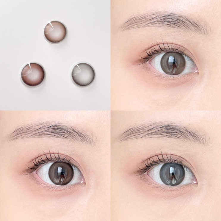 오렌즈 무드나잇 무드초코 브라운 그레이 애쉬 한달용 혜인렌즈