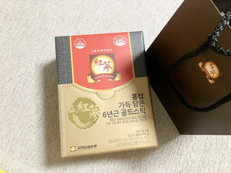 고려인삼유통 홍삼스틱 면역력을 위한 진세노사이드 건강기능식품