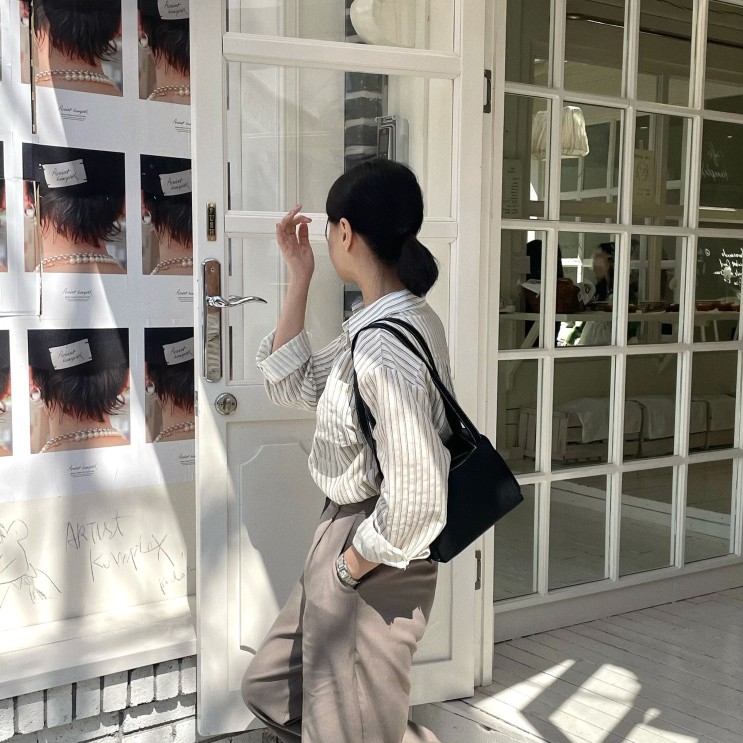 여성 숄더백 가죽가방 플러 안도백
