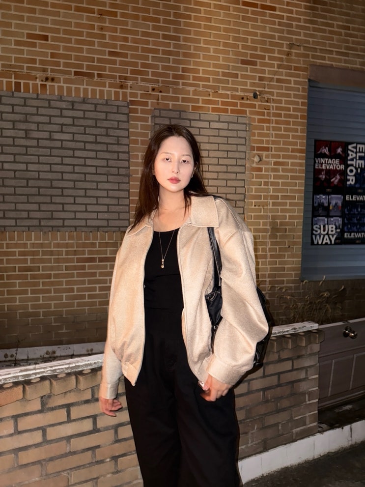 📌 데일리룩 스웨이드자켓, 루즈핏 착용 리뷰