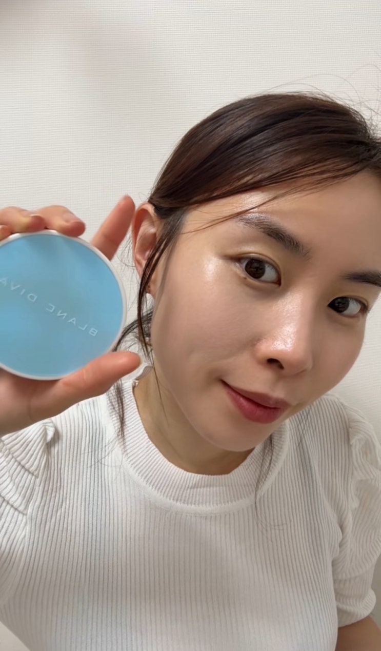 올영템추천/블랑디바 워터벨벳쿠션 부산해운대올리브영에서 세일중