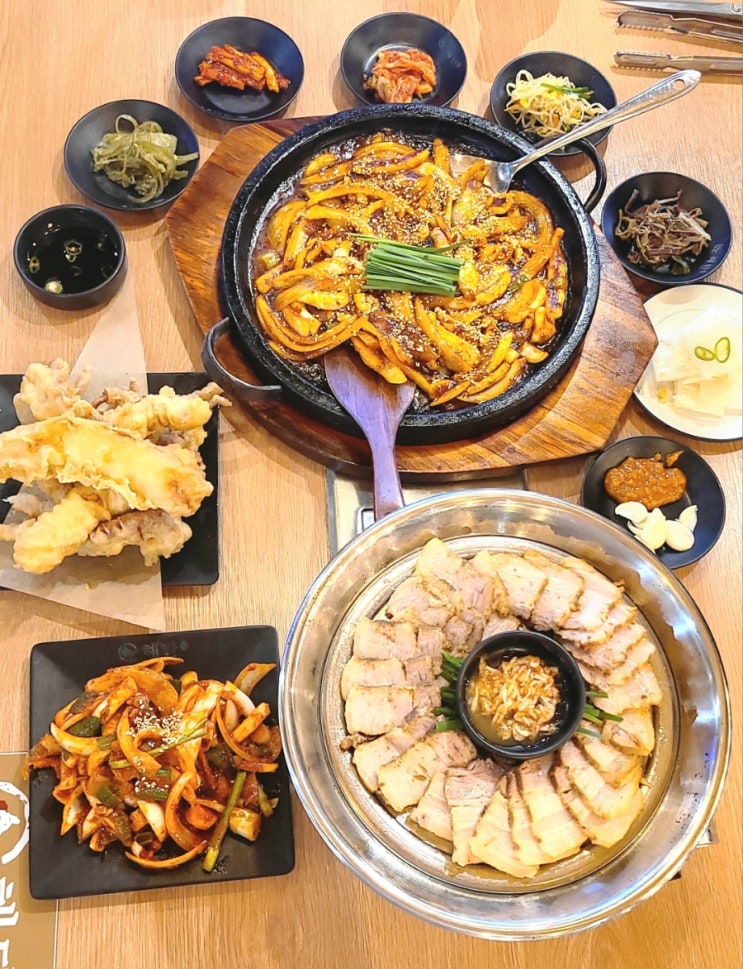진해용원맛집 해탄 진해신항점 맛있는 오징어요리 푸짐한 안주한상 해탄한상