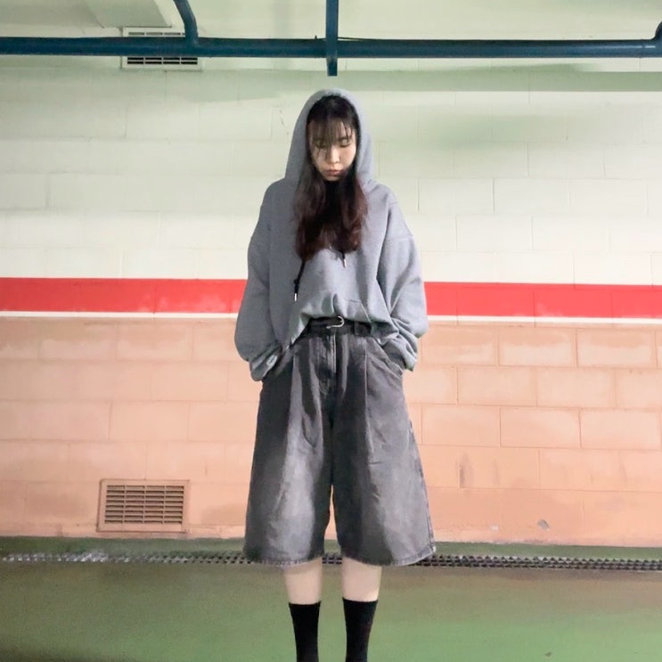 돌아온 Y2K 무드 반바지! 스탠다드에러 버뮤다팬츠 솔직 후기 (착용컷有)