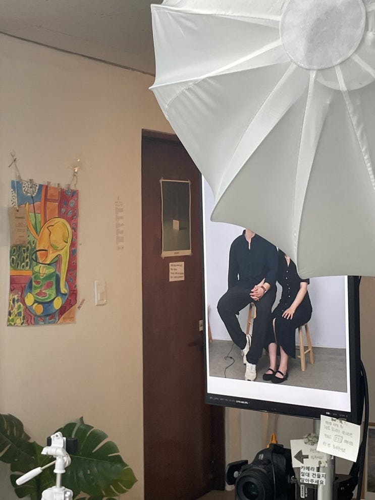 을지로 셀프사진관 모먼트을지에서 커플사진 담기