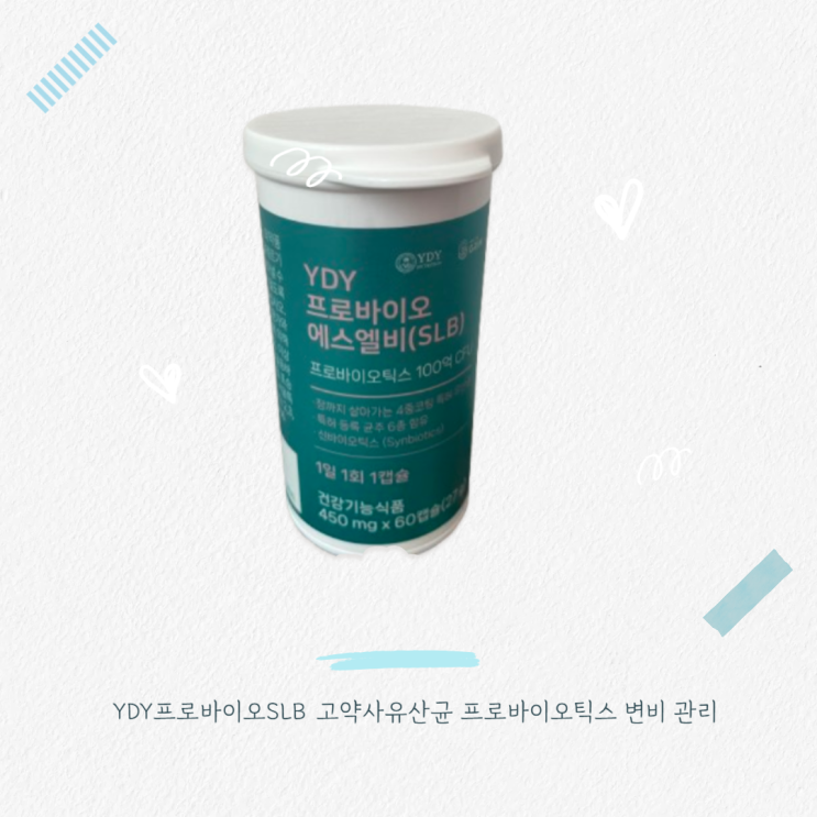 약들약 프로바이오틱스 유산균 YDY 프로바이오 SLB 추천