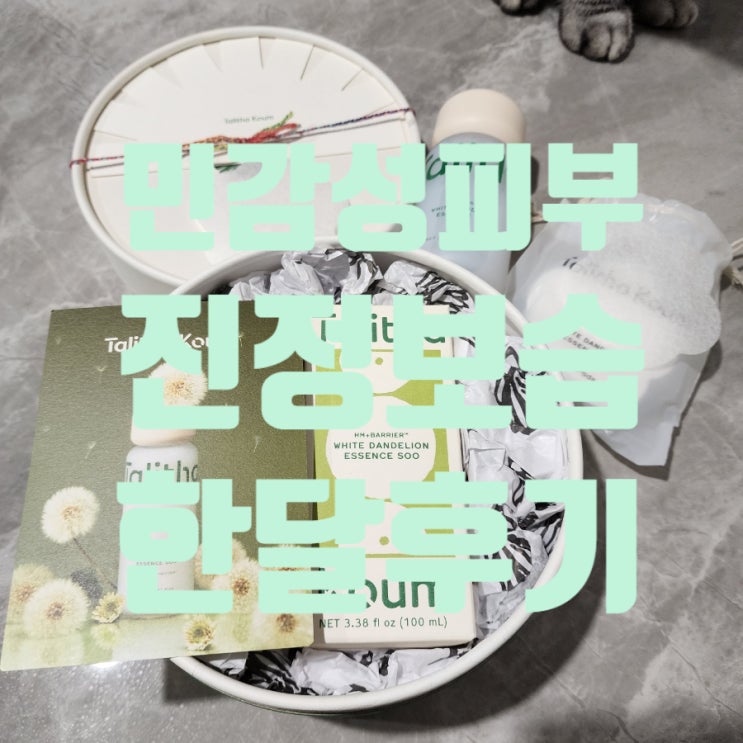 민감성피부를 위한 진정보습 에센스 - 탈리다쿰 한달 실사용 후기