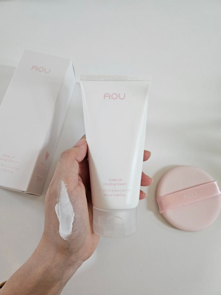 바디톤업크림 AOU 에이오유 뽀용크림 묻어남 테스트