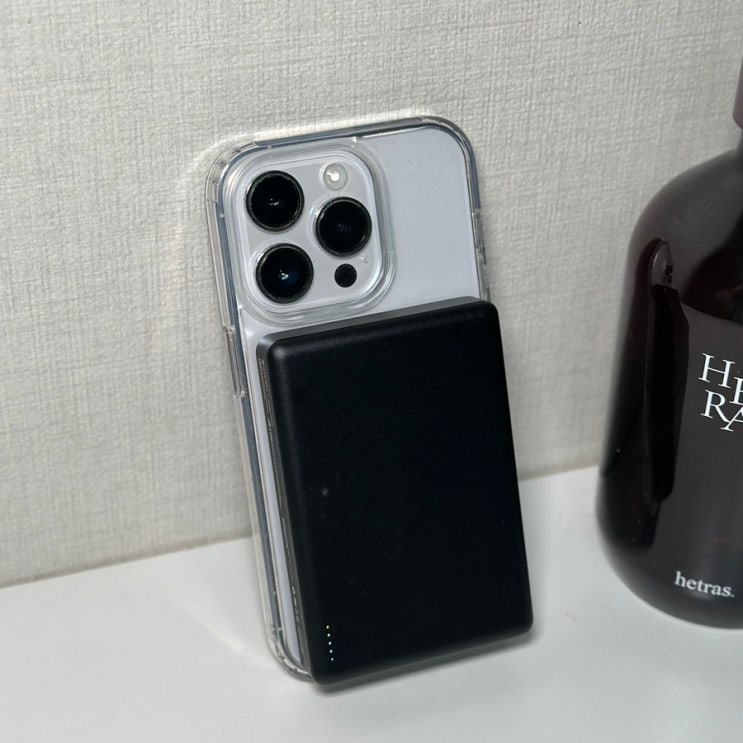 맥세이프 보조배터리 지니비 포켓비 초슬림 10000mAh 대용량 무선 고속충전