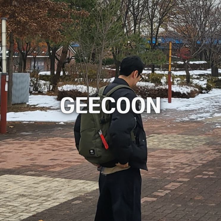 남자 데일리백 가벼운 가방 남성백팩 추천 지쿤 유틸리티 버클 백팩