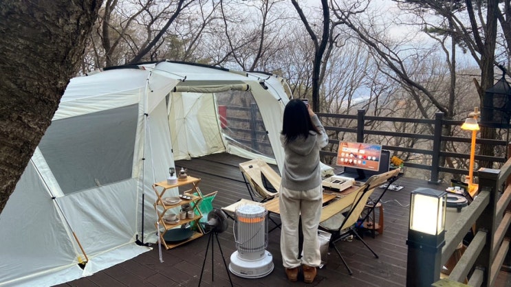 신어산자연숲캠핑장 김해캠핑장 명당 추천 꽃 14동