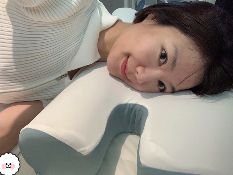 옆으로 누워자는 베개 닥터헨델 H-PILLOW, 진짜 귀눌림 없고 숙면 성공!