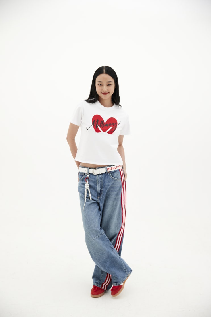 스트릿패션 멜리몽 로맨틱티셔츠 mellimong 이뻐이뻐~~