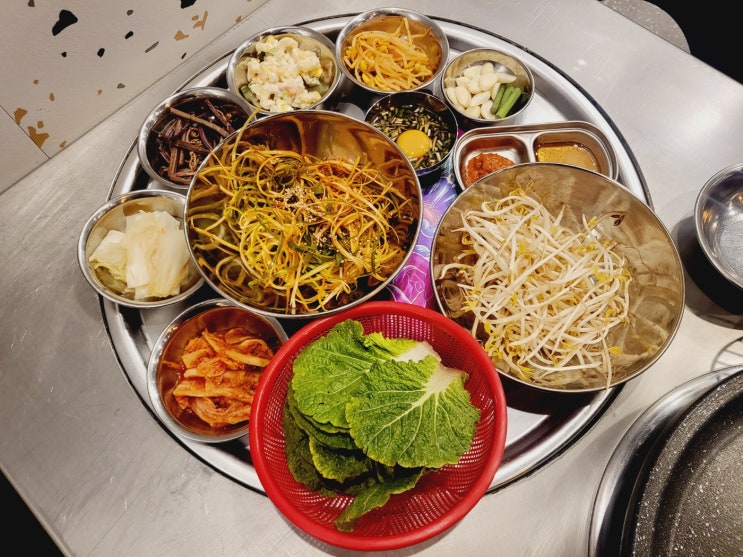 상동맛집 상동역냉삼 냉동삼겹 설화 커플세트 차돌된장술밥