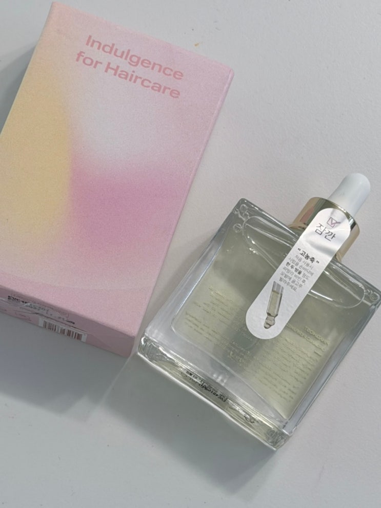 핑크고스트 헤어시럽 헤어오일 추천｜미용실 헤어 에센스처럼 가벼운 열보호 에센스 후기🍋