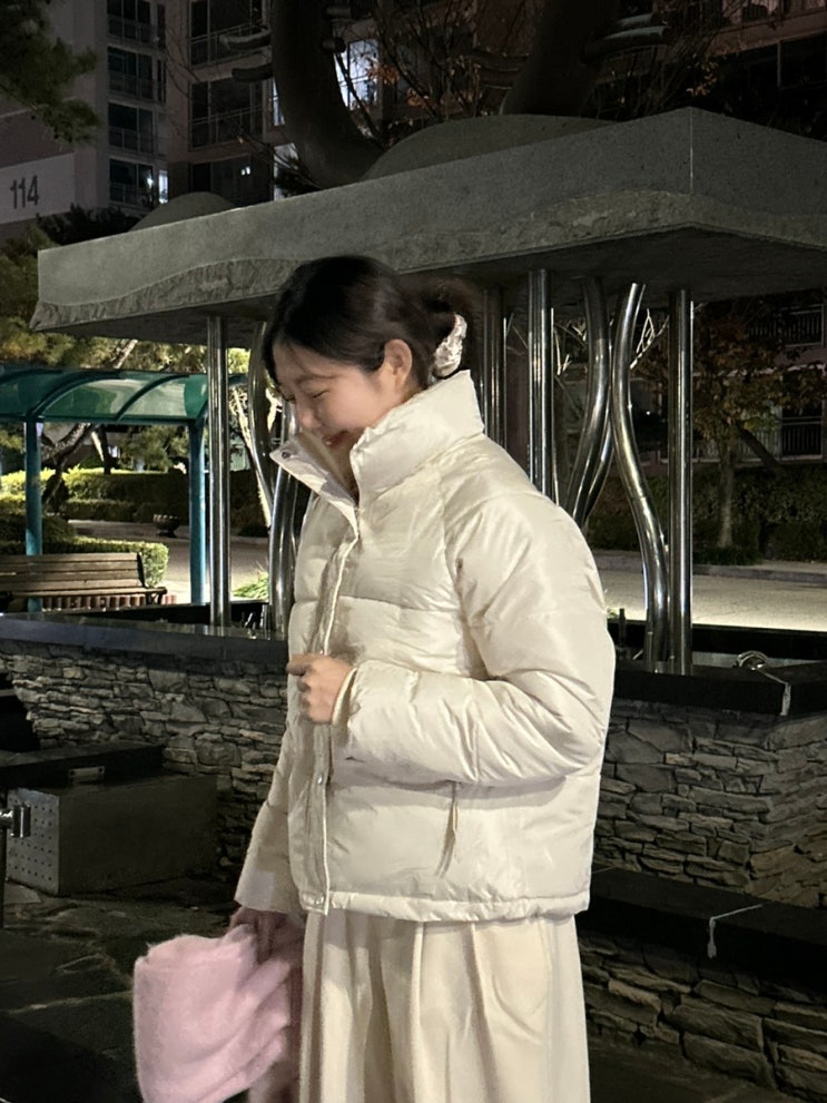 겨울숏패딩 여자숏패딩 가성비 좋은 미터즈 여성 숏패딩 오버핏 크롭 점퍼