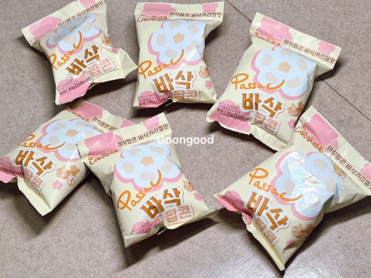 간식과자 바삭팝콘 스낵