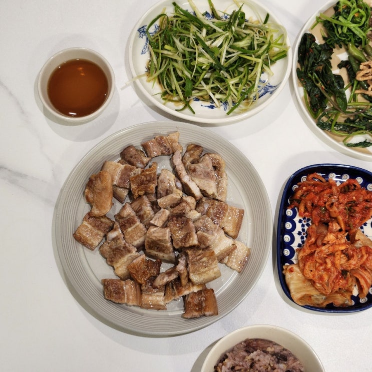 사당동 남성사계시장 정육점 [장터한우촌] 한돈 삼겹살 후기