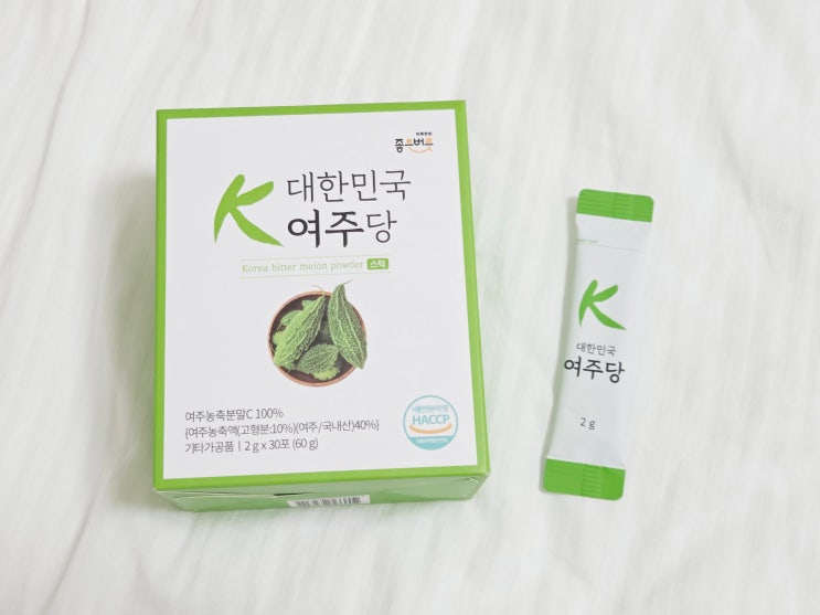 여주 식물성인슐린 라이프스토리 좋은버릇 대한민국 여주당 소개해요 :)