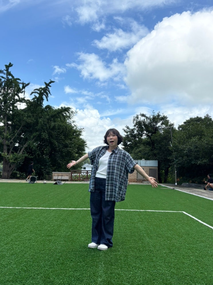 스탠다드에러 반팔셔츠와 함께한 캠프☀️