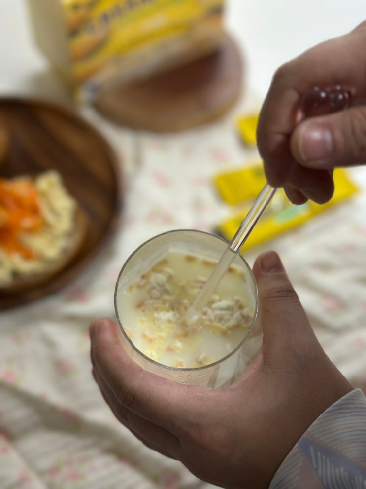 맥널티 스테비아 단백질 옥수수크림라떼, 건강하고 맛있는 간식!