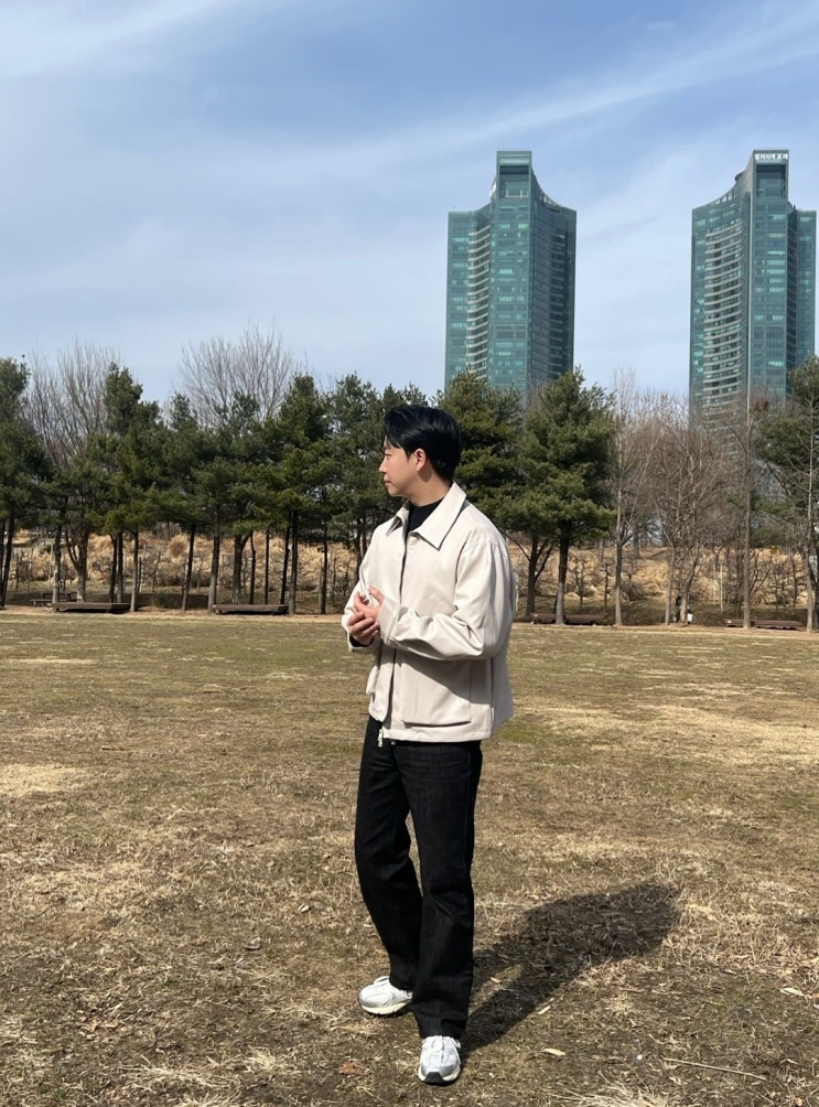 아이러니포르노 오버핏 남자 비건 레더 자켓 IRO086