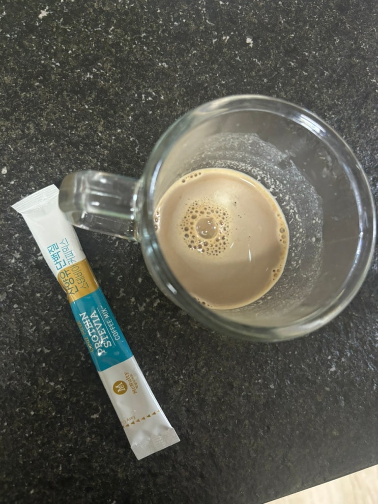 맥널티 산양유 단백질 스테비아 커피믹스