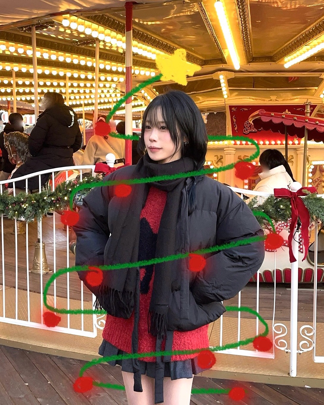 #인간트리 🎄

#shopcider #ootd #겨울룩 #연말룩 #크리스마스 #크리스마스코디