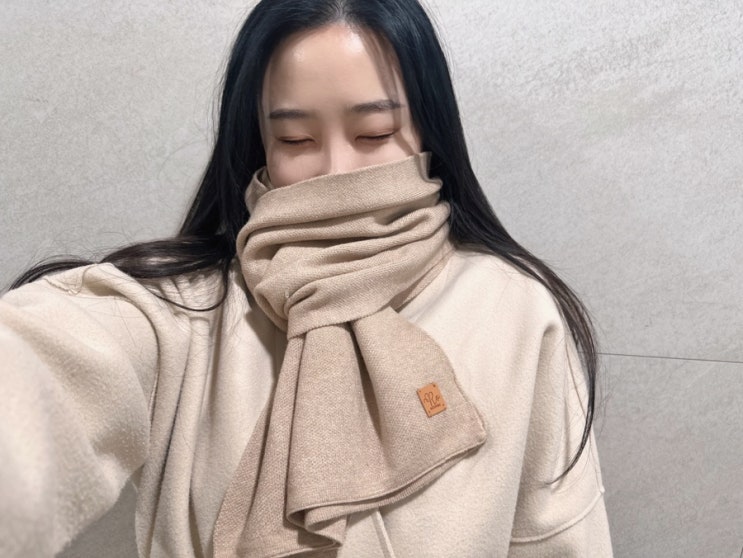 캐시미어머플러 크리스마스선물 추천 따뜻하고 부드러운 비노벨 목도리