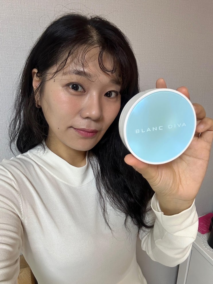 블랑디바 워터벨벳 쿠션 수정화장 귀찮은 저에겐 잘 맞는것 같아요 올리브영행사