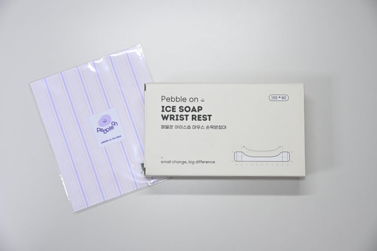 [페블온] 손목 건강 챙기면서 일하세요!! 아이스솝 마우스 손목 받침대