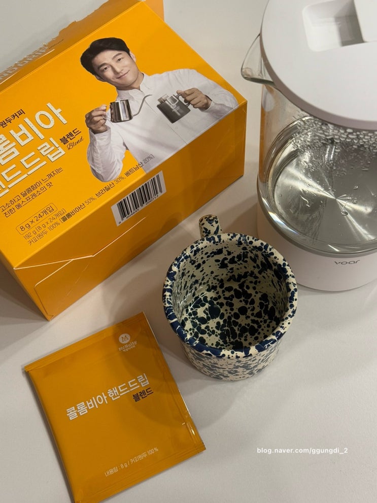 지진희커피 간편하게 즐기는콜롬비아 핸드드립 커피 맥널티 드립백